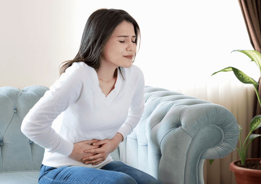 Do IBS Supplements Work?: Woman suffering from IBS.