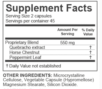 Atrantil Ingredient Label