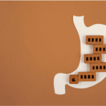 Image of a stomach filled with bricks