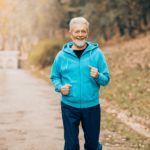 healthy man going for a jog