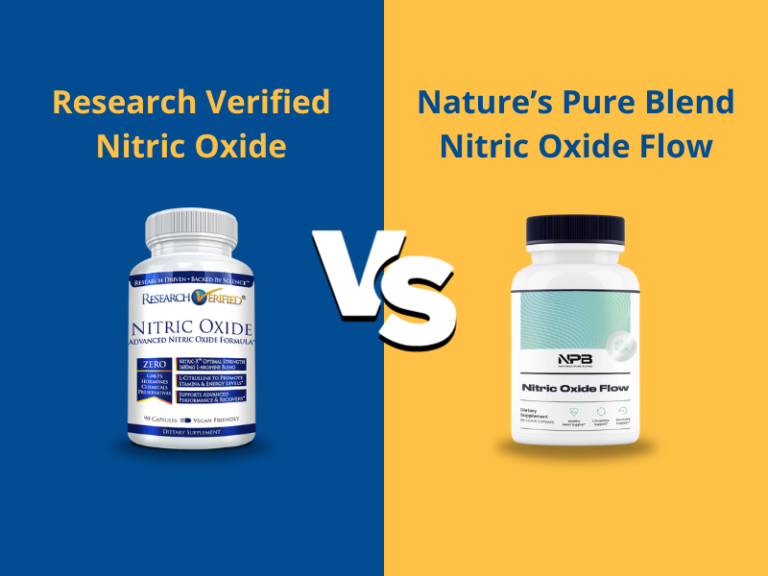 RESEARCH VERIFIED NITRIC OXIDE Vs. NATURE’S PURE BLEND NITRIC OXIDE FLOW