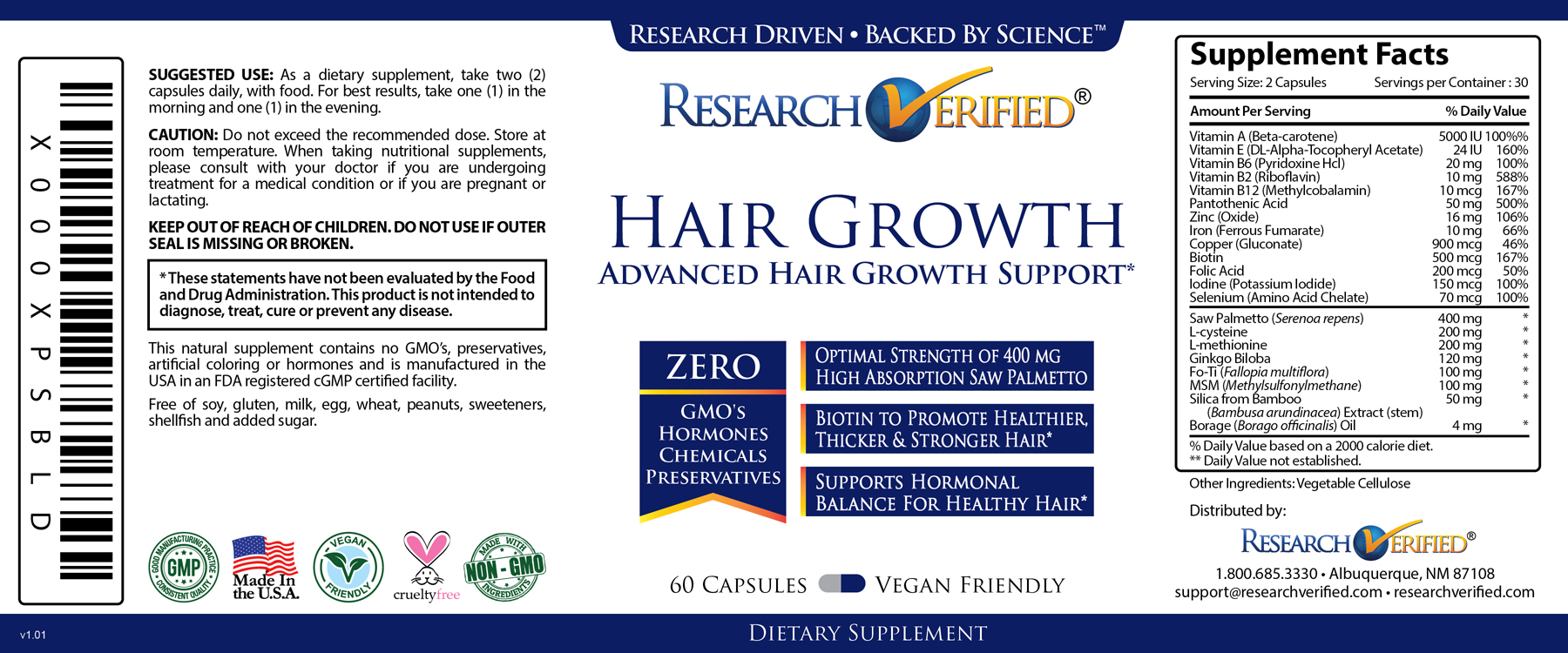 Research Verified Hair Growth