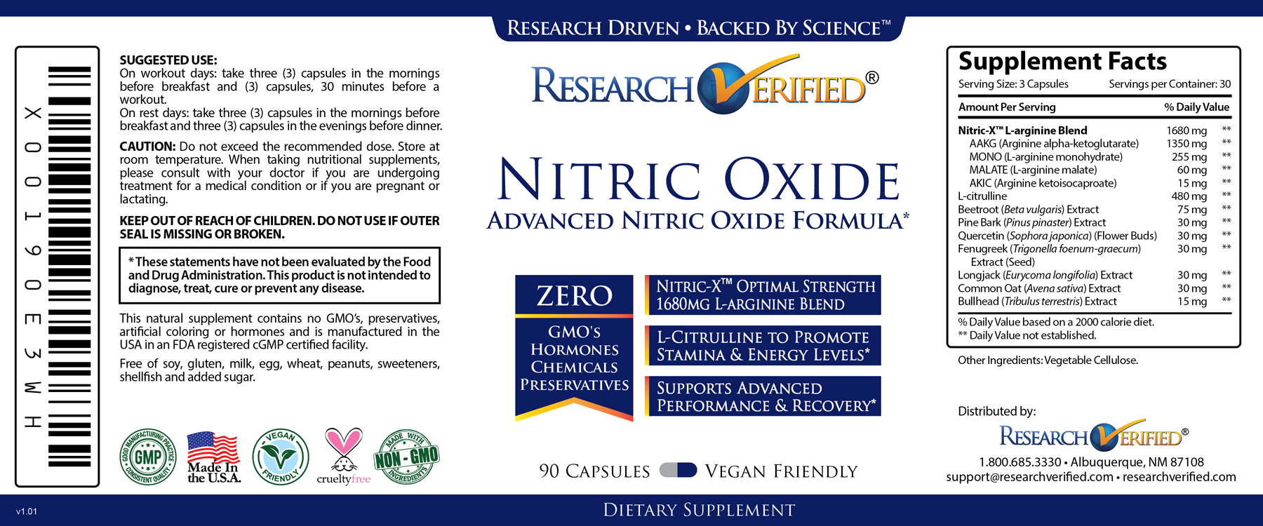 How can Research Verified Nitric Oxide help you achieve your goals?